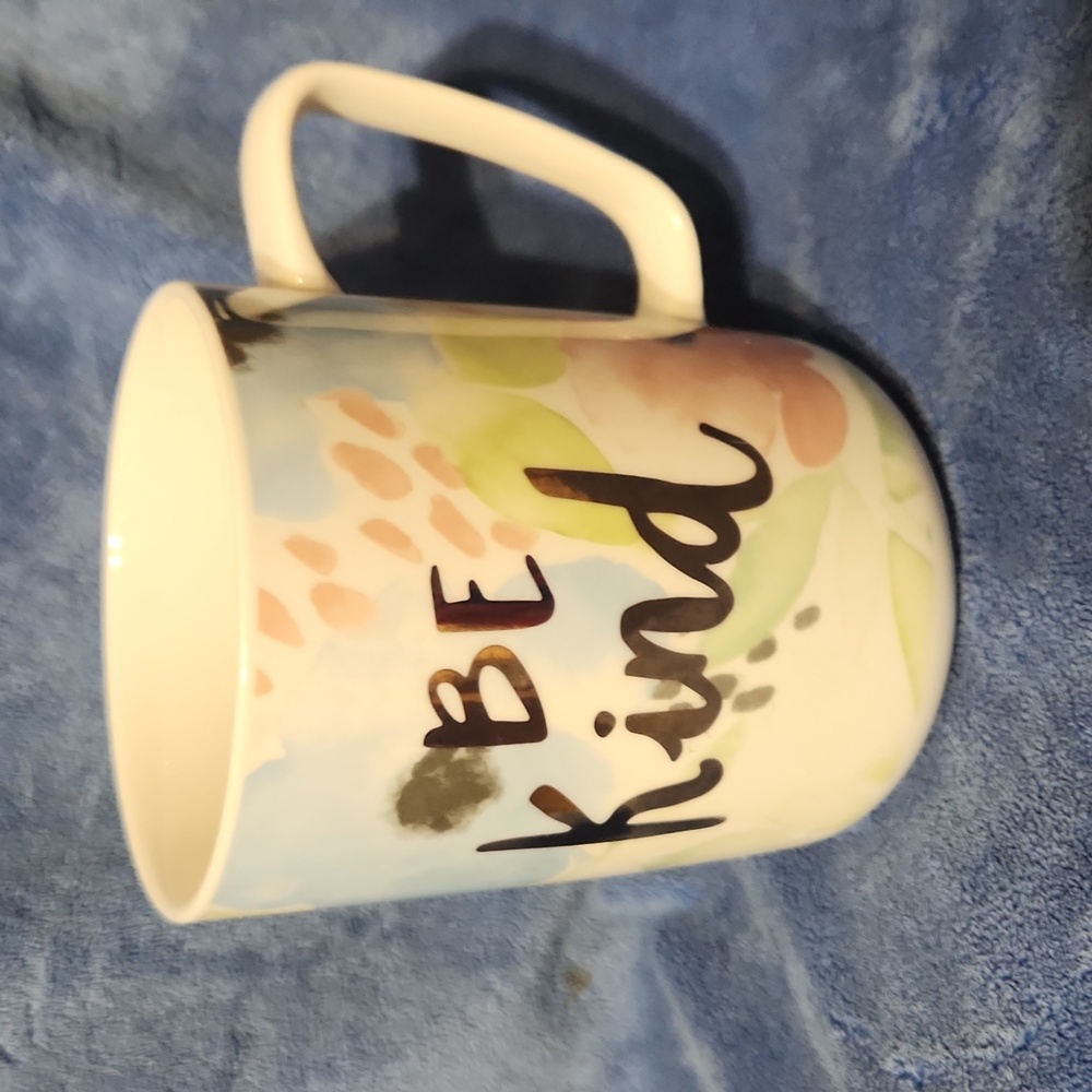 Portobello by Inspire " Be Kind" Floral China Coffee Mug
